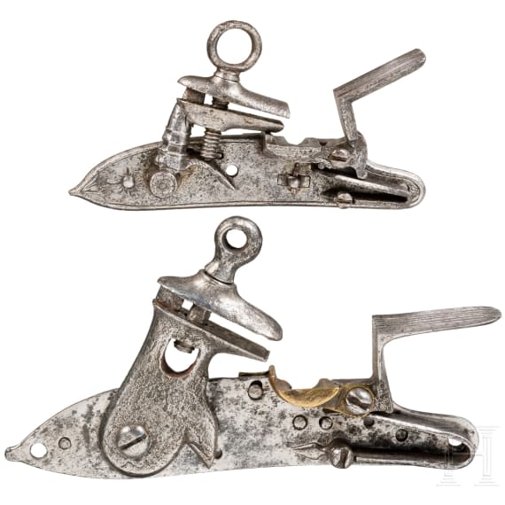 Two flintlocks, Spain and Portugal, ca. 1800