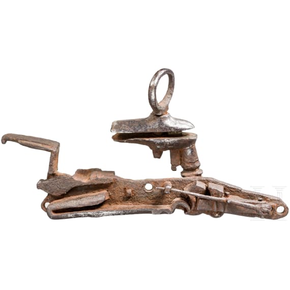A rare Portuguese snaphaunce flintlock, 18th century