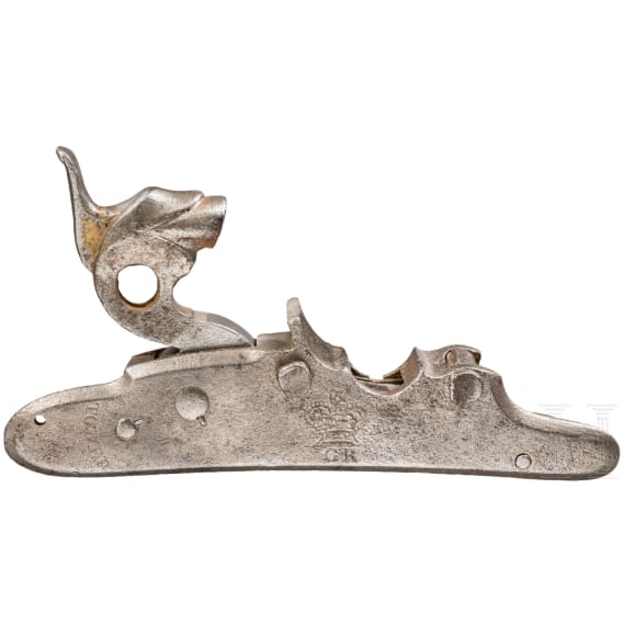 A modified, screw-less percussion lock mechanism, Henry Nock, London, circa 1800