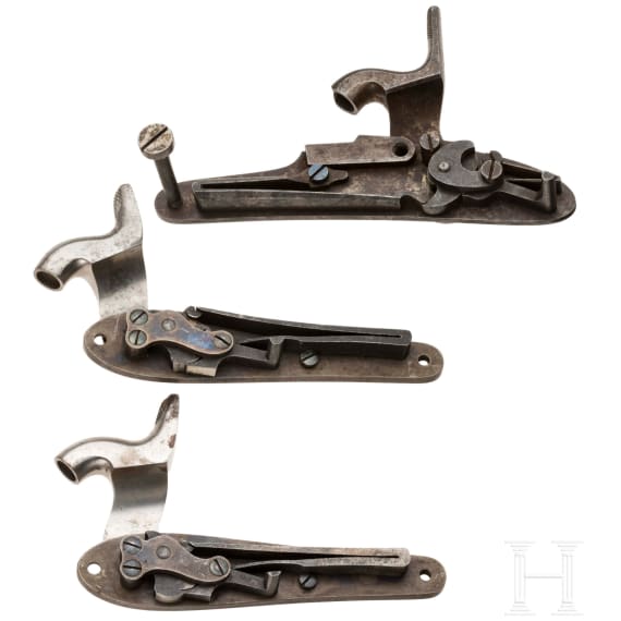 Three percussion locks