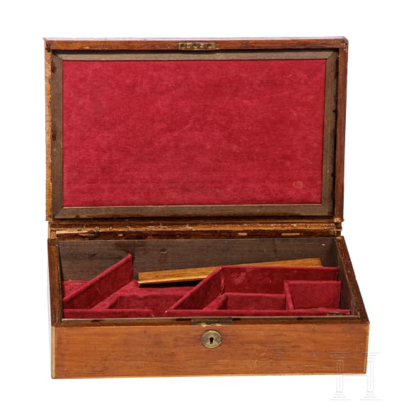 Lot of wooden cases for handguns, 19/20th century