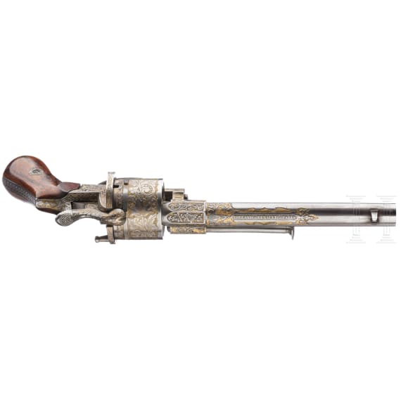 A pinfire revolver by Rolland & Renault &agrave; Paris, France, circa 1865