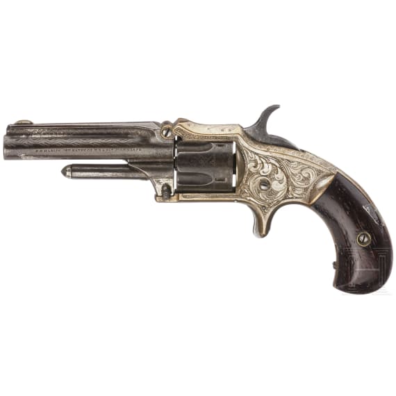 A Marlin Standard 1872 revolver, engraved, USA, circa 1880
