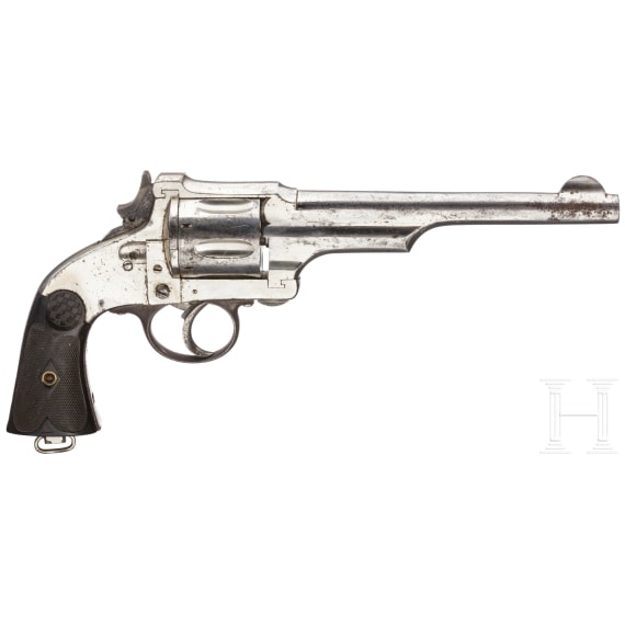 A Belgian Merwin & Hulbert solid frame revolver, circa 1885