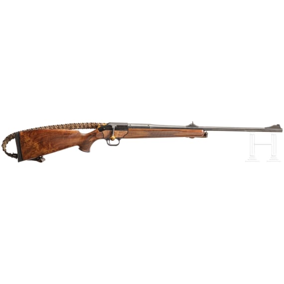 A Blaser R 93 bolt action rifle, with Swarovski scope