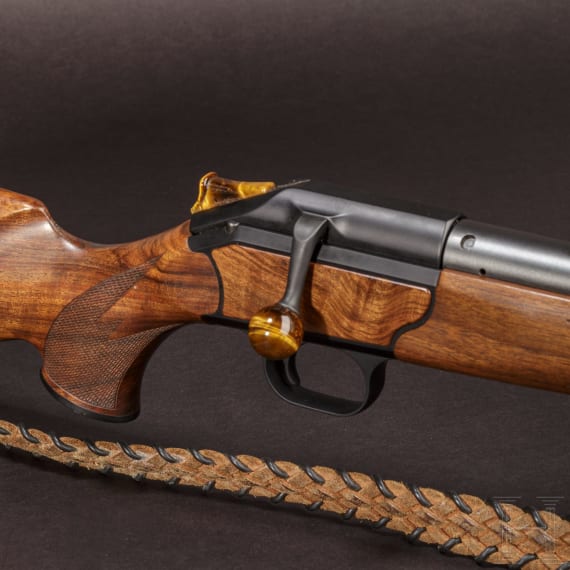 A Blaser R 93 bolt action rifle, with Swarovski scope