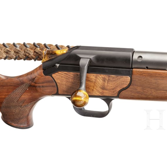 A Blaser R 93 bolt action rifle, with Swarovski scope