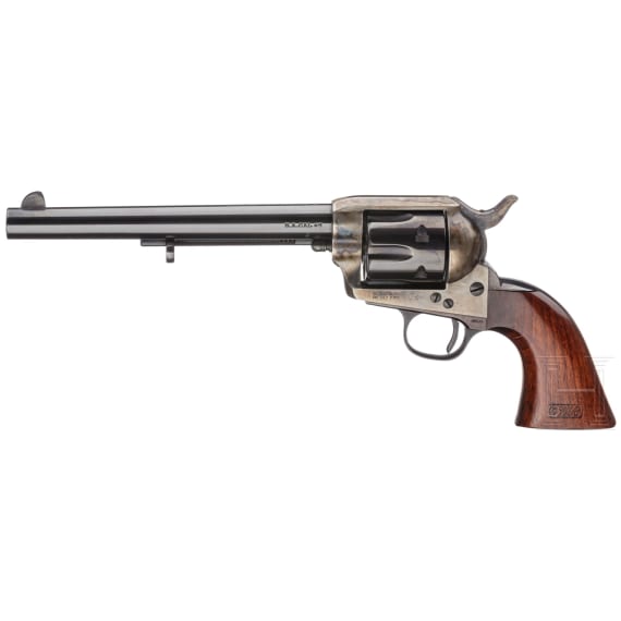 Colt SAA, US Army model, italian replica by Hege-Uberti, with a western-style holster