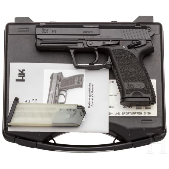 Heckler & Koch Mod. P 8, im Koffer