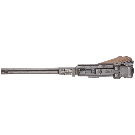 An Artillery Luger by DWM, 1917, with holster