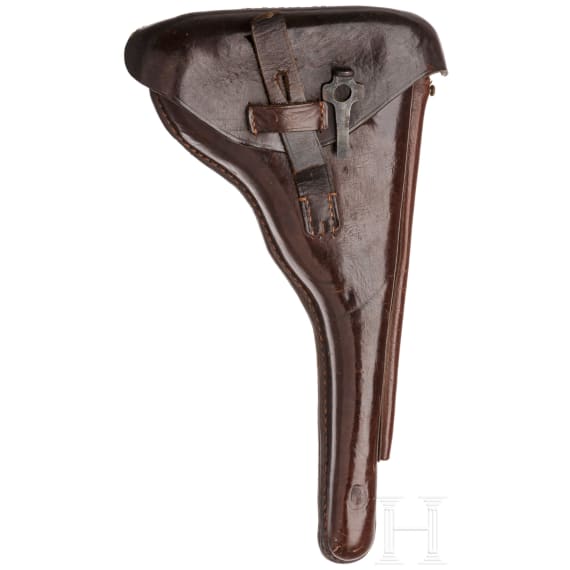 An Artillery Luger by DWM, 1917, with holster