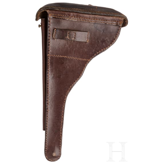 An Artillery Luger by DWM, 1917, with holster