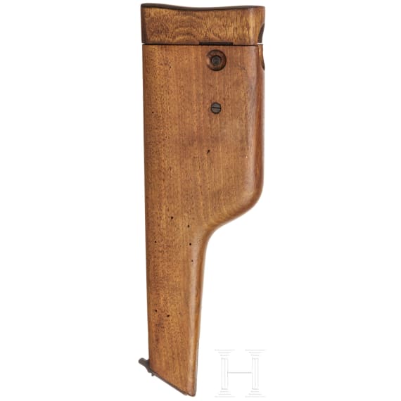 A "Broomhandle" Mauser C96/16 with shoulder stock