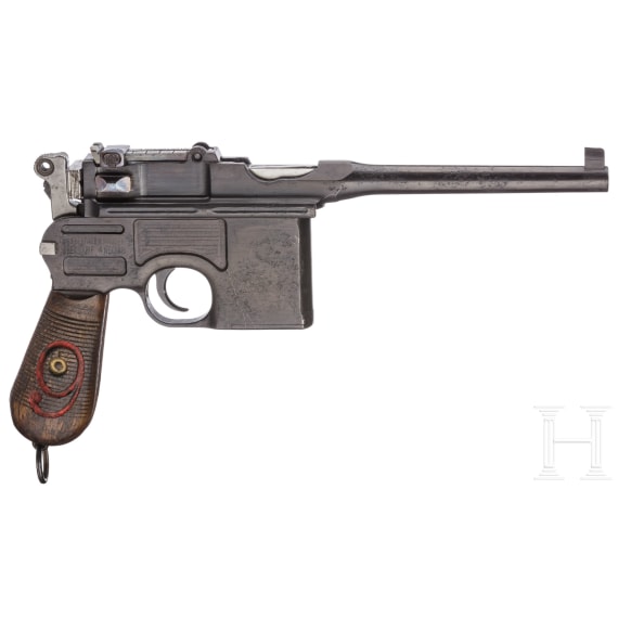 A "Broomhandle" Mauser C96/16, Reichswehr double-date
