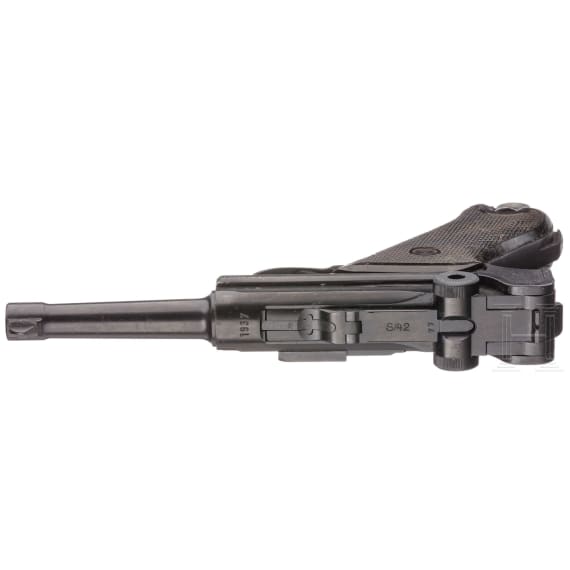 A Mauser Luger, coded "1937 - S/42"