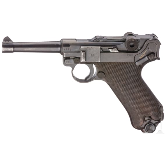 A Mauser Luger, coded "42 - byf"