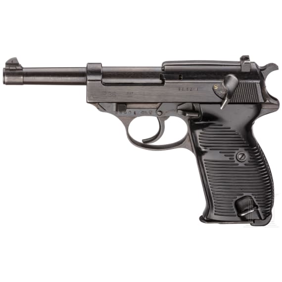 A Mauser P 38, coded "byf - 44"
