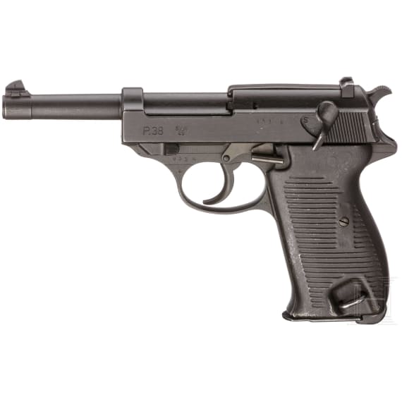 A Mauser P38, coded "svw - 45"