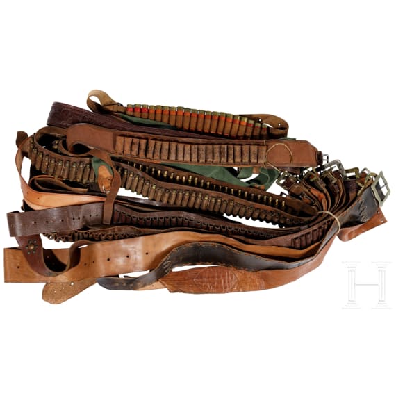 Large lot of belts, civilian and military, Germany, 20th century