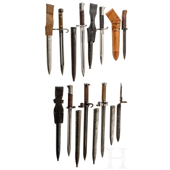 Eight bayonets