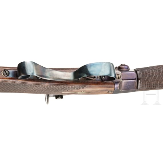 A heavy target rifle, collector's replica in 1840ies style