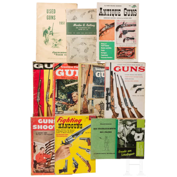 Large group of gun books