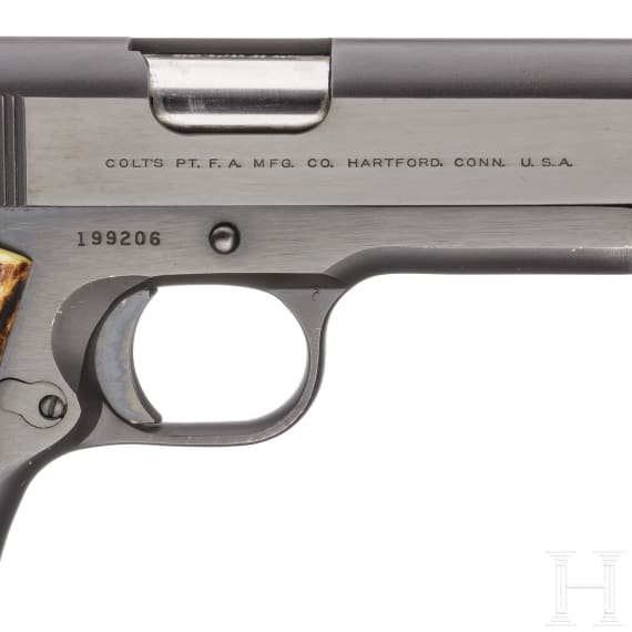 A Colt Super .38 Automatic Model, with holster