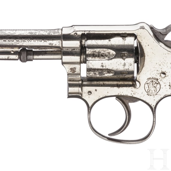 Smith & Wesson Lady Smith Hand Ejector 2nd Model, vernickelt