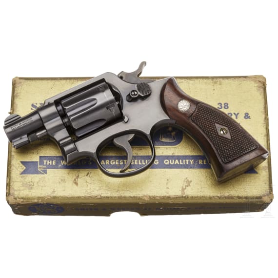 Smith & Wesson .38 Military & Police, Postwar, "Pre-Model 10", new gun in bumped box