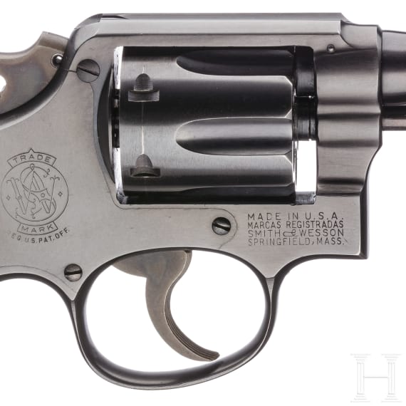 Smith & Wesson .38 Military & Police, Postwar, "Pre-Model 10", new gun in bumped box