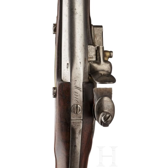 A French M 1816 cavalry pistol