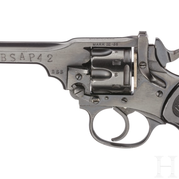 Webley & Scott Mark IV, Polizei Rhodesien, mit Holster
