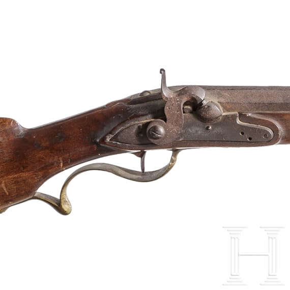 A Netherlands ranger rifle, 18th/19th century