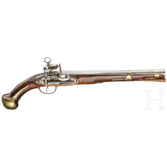 A flintlock cavalry pistol Mod. 1789, made in 1793