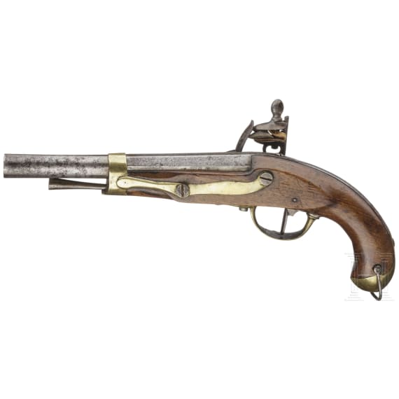A cavalry flintlock pistol Mod. 1815 by Eguia in Placencia