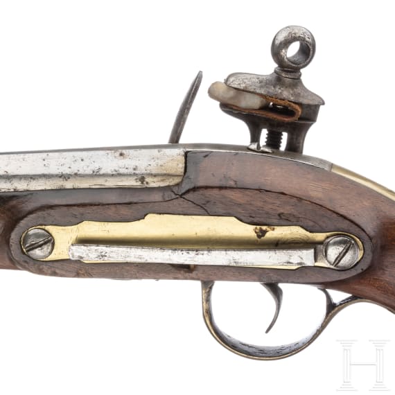A Miquelet flintlock cavalry pistol, Model 1842