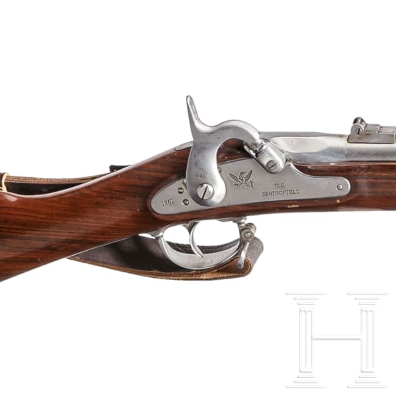 A Springfield Model 1861 Percussion Rifle-Musket, Italian collector's replica