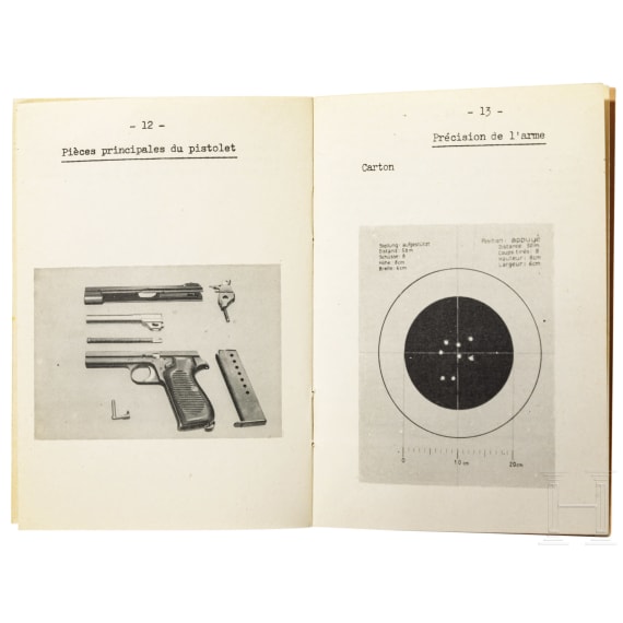 Original swiss manual for the SIG 47/8 pistol (in French)