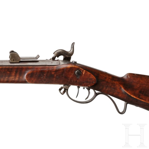 A Hessian sniper's rifle, mid 19th century