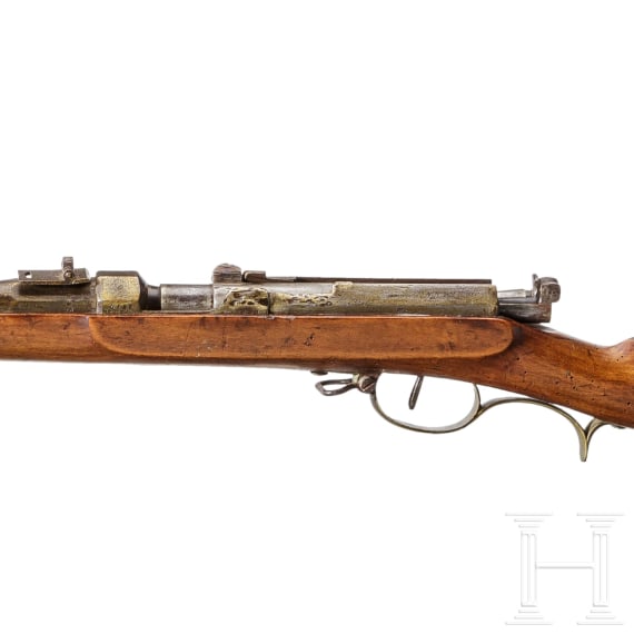 A German Model 1841 needlefire rifle