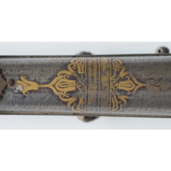 An Indian matchlock gun, 18th/19th century