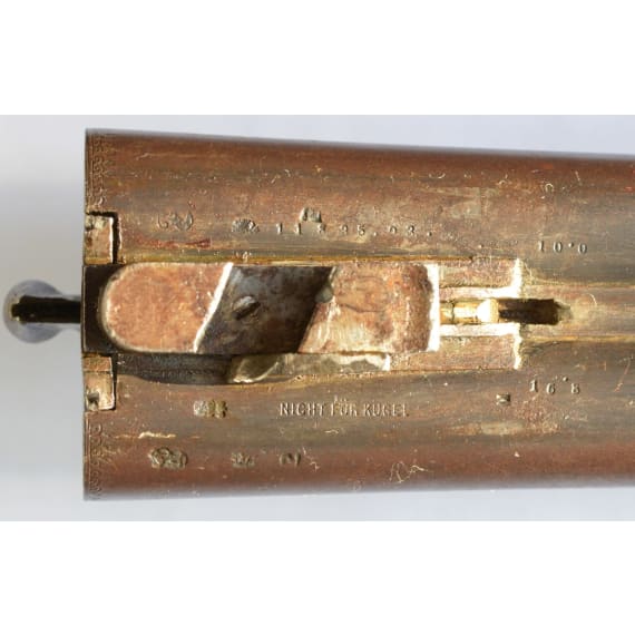 A side-by-side rifle/shotgun by Kirchbaumer in Ferlach, Austria, circa 1908