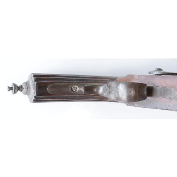 A percussion pistol by Chapelle Fils, St. &Eacute;tienne, circa 1860