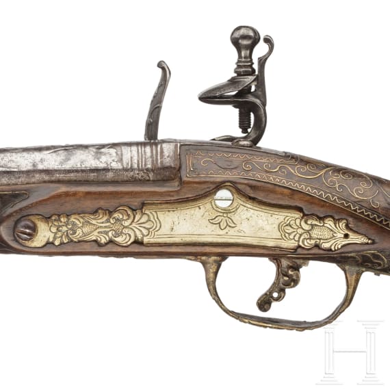 A Balkan-Ottoman flintlock pistol, 18th century