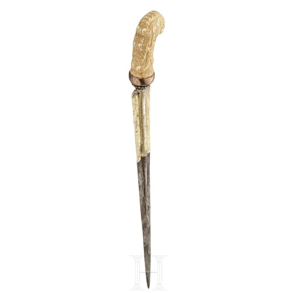 Goldmontierter Kris eines Sultans von Madura, 19. Jhdt.