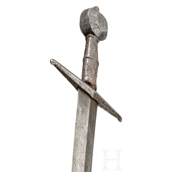 A French knightly sword, circa 1450
