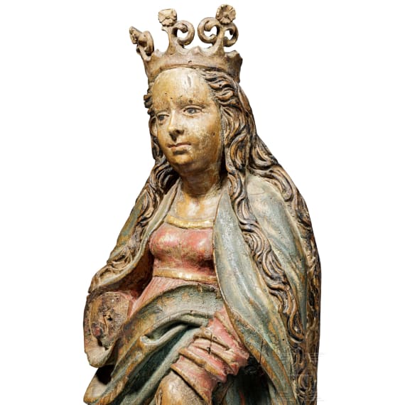 Spätgotische Skulptur der Hl. Margareta, Kärnten, um 1500