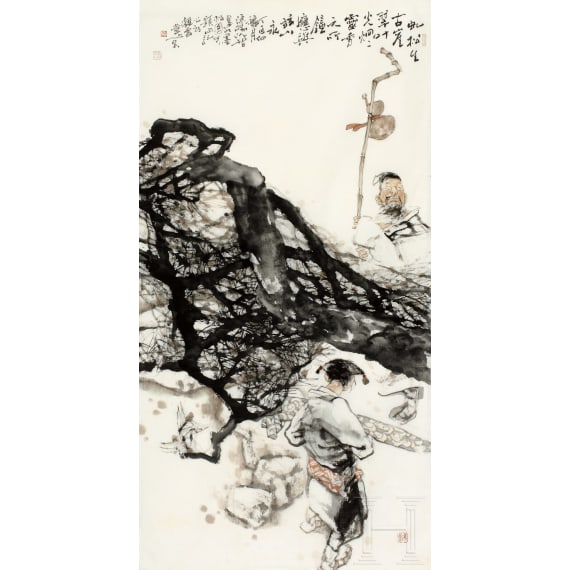 Qiu HongZhi (*1968) - "Frag' den Meister", China