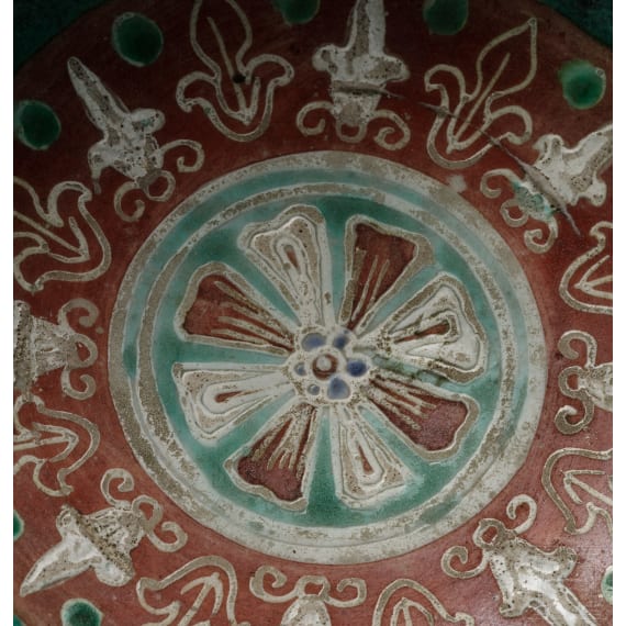 Benjarong-Schale, Thailand, Ayutthaya-Periode, Mitte 18. Jhdt.