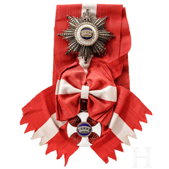 A Grand Cross set of the Order of the Italien Crown